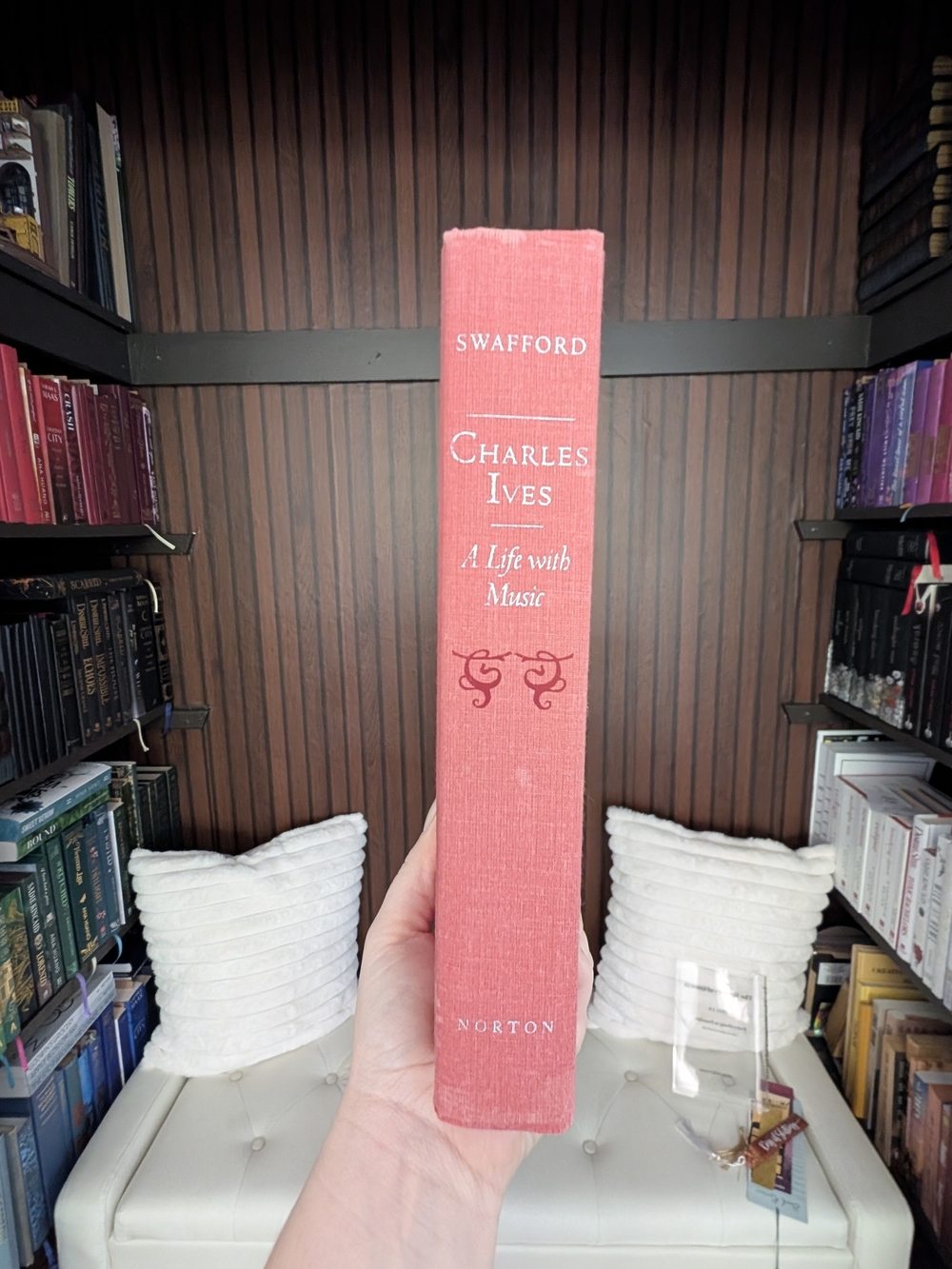 Charles Ives: A Life with Music - Red Hardcover Book